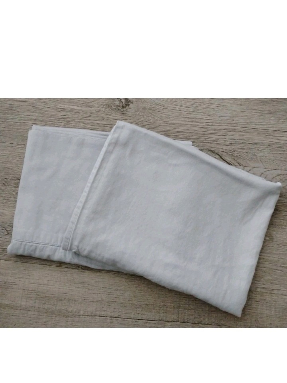 Boll & Branch 100% Organic Cotton Pillow Case (2) Blue/Gray Standard